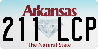 AR license plate 211LCP