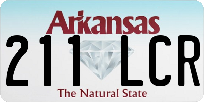 AR license plate 211LCR