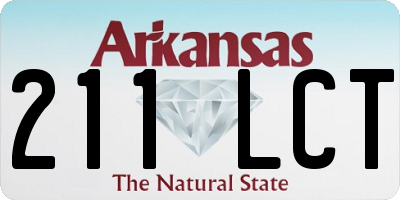 AR license plate 211LCT