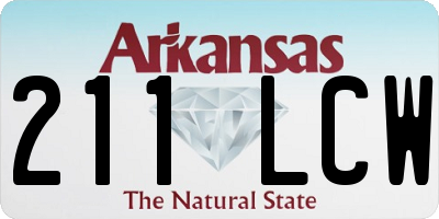 AR license plate 211LCW