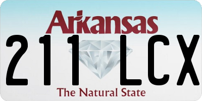 AR license plate 211LCX