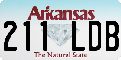 AR license plate 211LDB