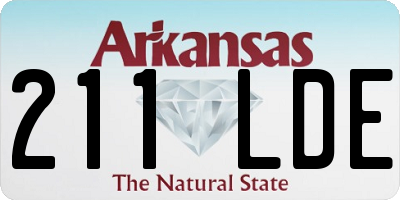 AR license plate 211LDE