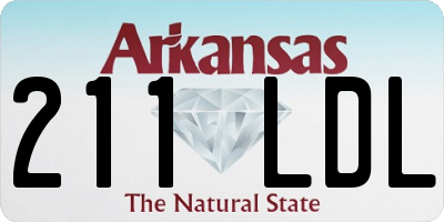 AR license plate 211LDL