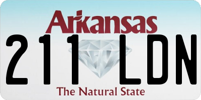 AR license plate 211LDN