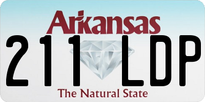 AR license plate 211LDP