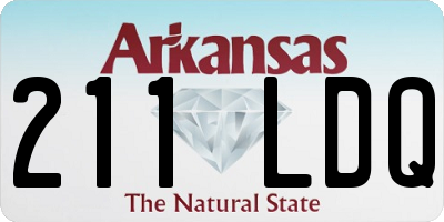 AR license plate 211LDQ