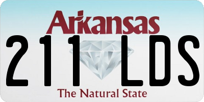 AR license plate 211LDS