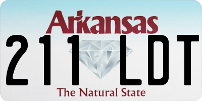 AR license plate 211LDT