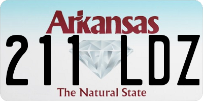 AR license plate 211LDZ