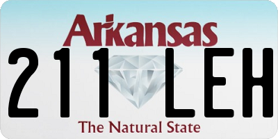 AR license plate 211LEH