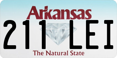 AR license plate 211LEI