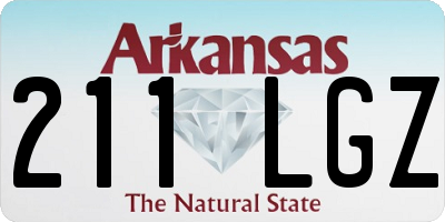 AR license plate 211LGZ