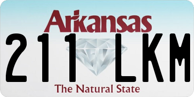 AR license plate 211LKM