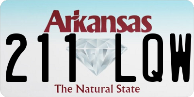AR license plate 211LQW