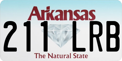 AR license plate 211LRB