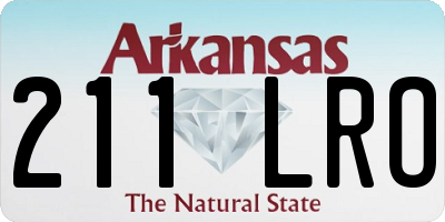 AR license plate 211LRO