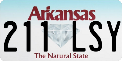 AR license plate 211LSY