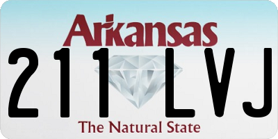 AR license plate 211LVJ