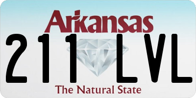 AR license plate 211LVL