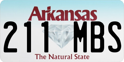 AR license plate 211MBS