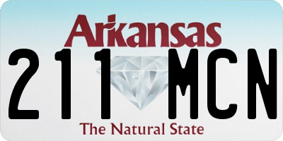 AR license plate 211MCN