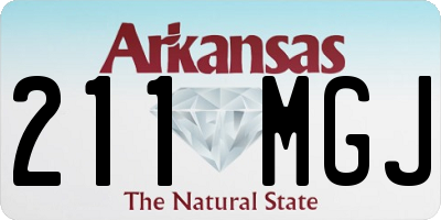 AR license plate 211MGJ