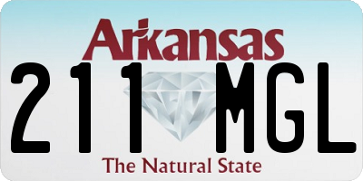 AR license plate 211MGL