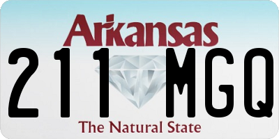 AR license plate 211MGQ