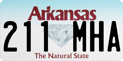 AR license plate 211MHA