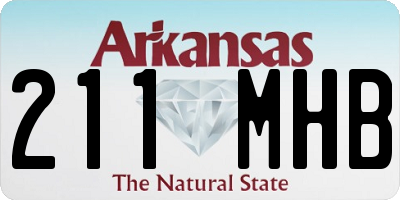 AR license plate 211MHB