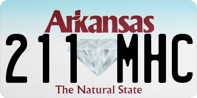 AR license plate 211MHC