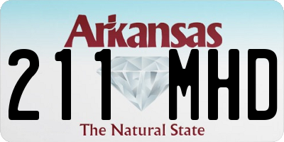 AR license plate 211MHD