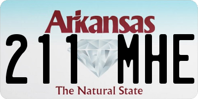 AR license plate 211MHE