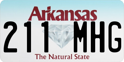 AR license plate 211MHG