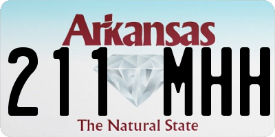 AR license plate 211MHH