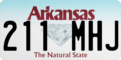 AR license plate 211MHJ