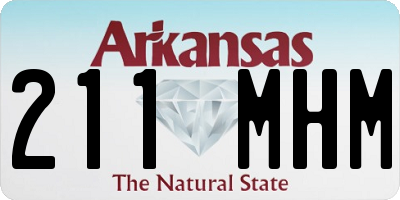 AR license plate 211MHM