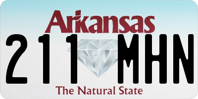 AR license plate 211MHN