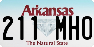AR license plate 211MHO