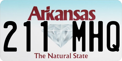 AR license plate 211MHQ