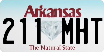 AR license plate 211MHT