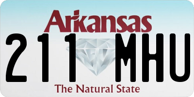 AR license plate 211MHU