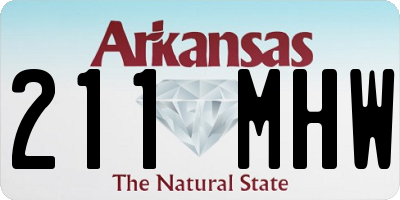 AR license plate 211MHW