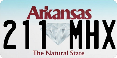 AR license plate 211MHX