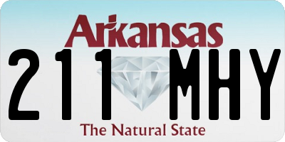 AR license plate 211MHY