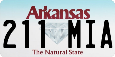 AR license plate 211MIA