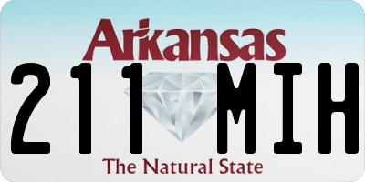 AR license plate 211MIH