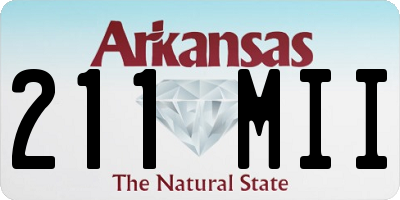 AR license plate 211MII