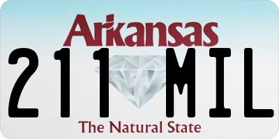 AR license plate 211MIL